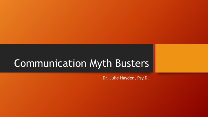 Myth-Busting Family Communication Tips