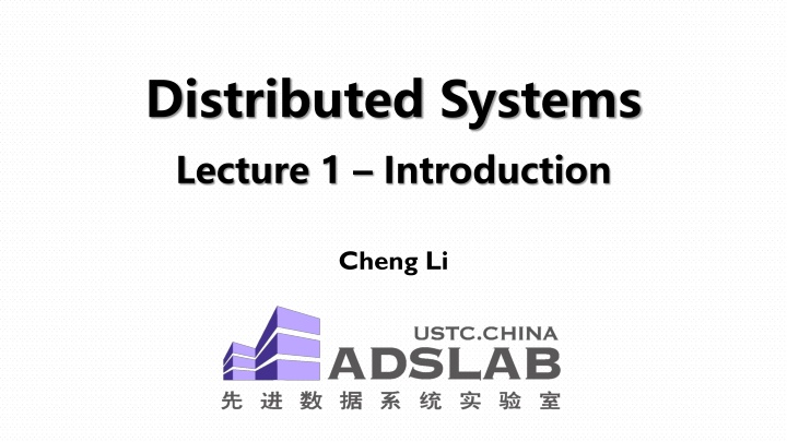 Core Concepts of Distributed Systems