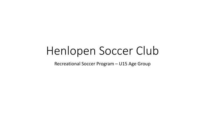 Henlopen Soccer Club