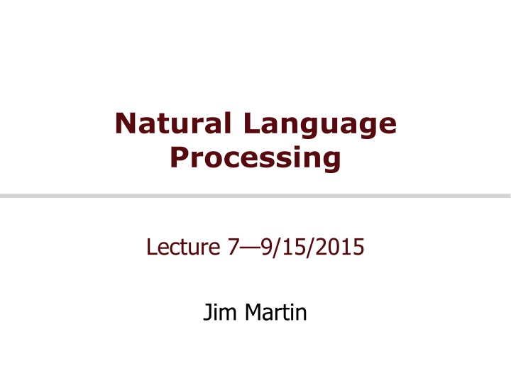 Language Modeling: Probabilistic Model & Bigram Probabilities