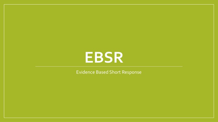 EBSR