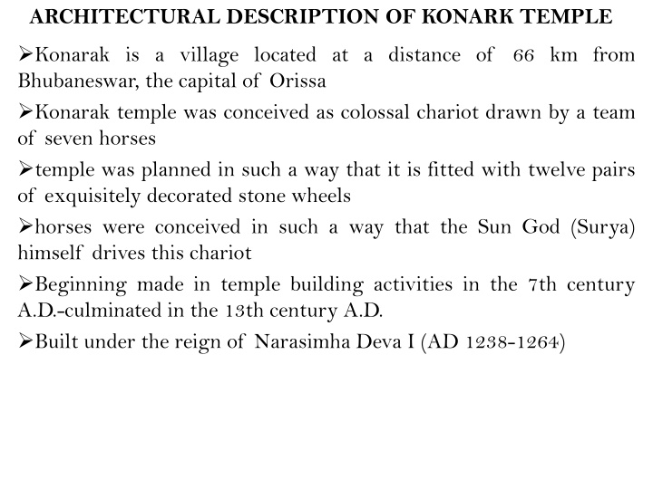 Architectural Marvel of Konark Temple
