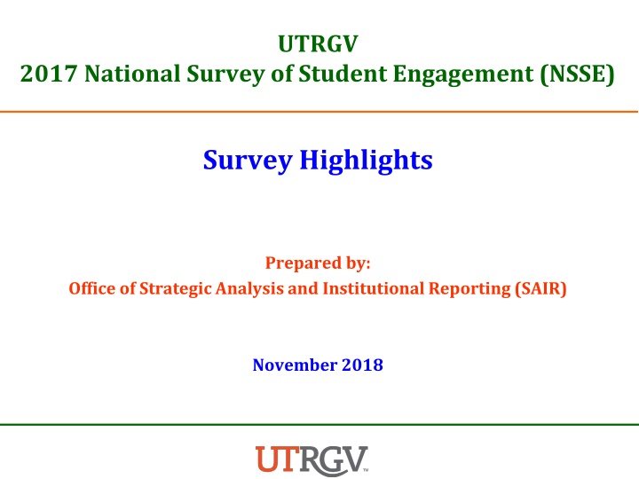 Survey Highlights