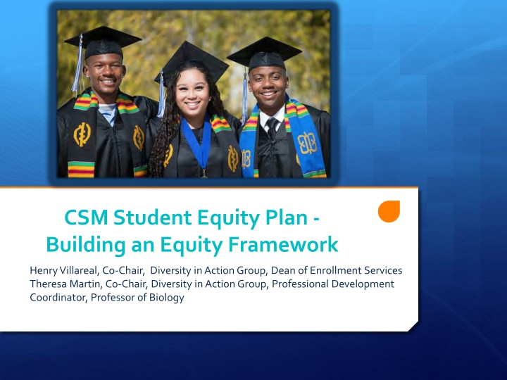 Student Equity Plan: Building an Equity Framework