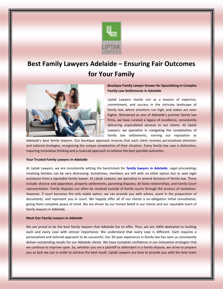 best family lawyers adelaide ensuring fair n.w