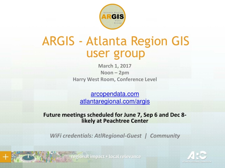 Upcoming GIS Events in Atlanta Region