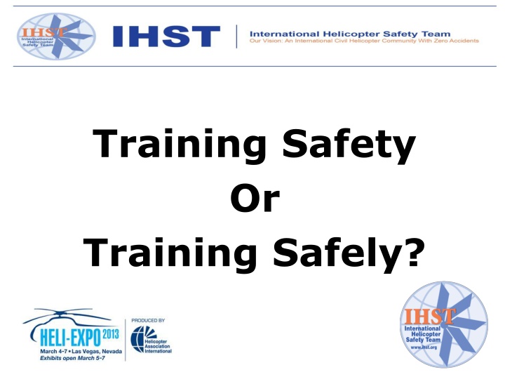 Training Safety: Developing Safe Attitudes in Pilots