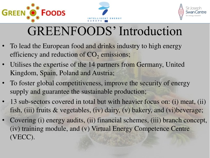 Efficiency and Sustainability in European Food Industry