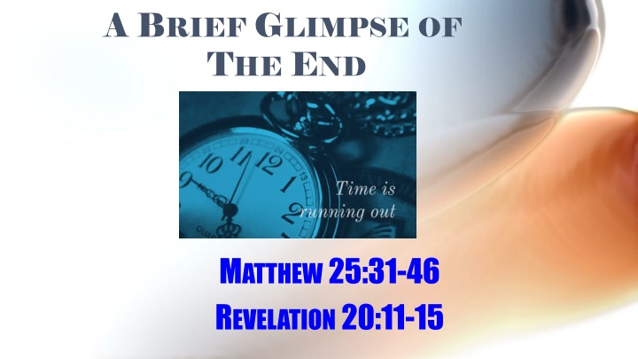 Final Judgment and Eternal Consequences