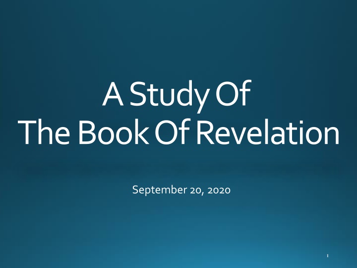 Study of the Book of Revelation Insights