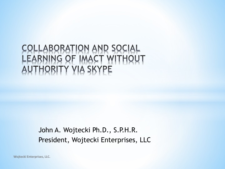 Impact Without Authority via Skype