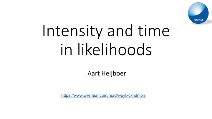 Analysis of Photon Density and Likelihood in KM3NeT Logo Web