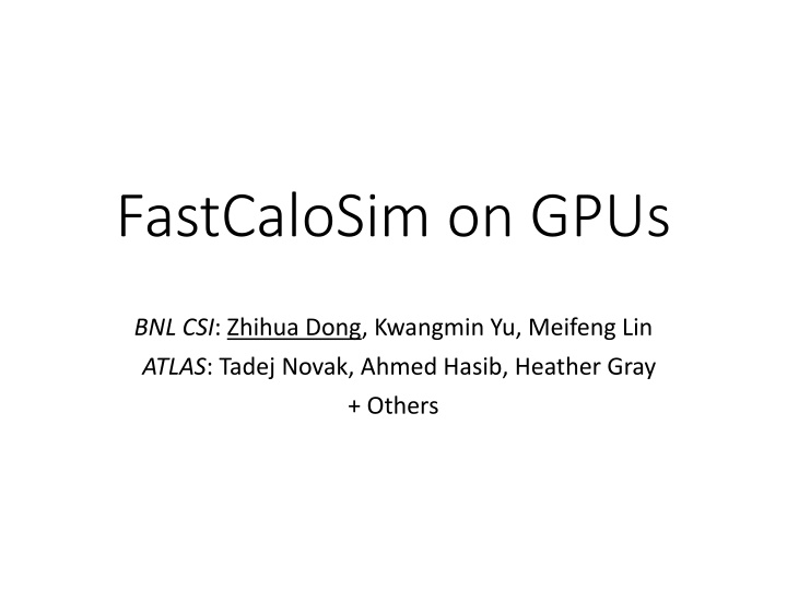 FastCaloSim on GPUs - Accelerating Simulation Performance for ATLAS Calorimeter System