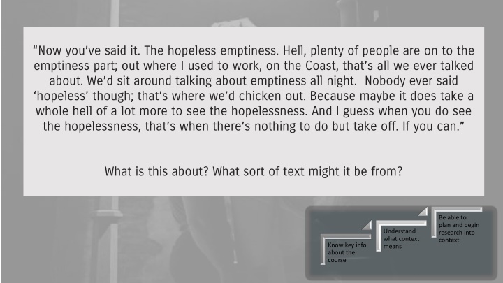 Hopeless Emptiness and Society's Constraints