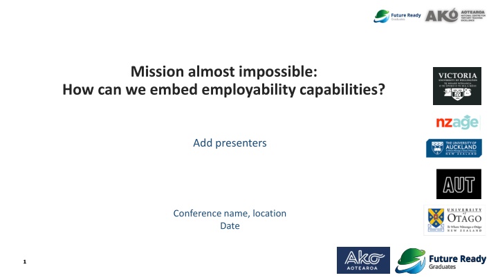 Mission almost impossible:  How can we embed employability capabilities?
