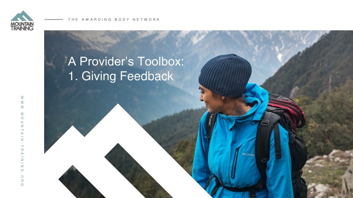 Providers Toolbox: Giving Feedback and Enhancing Performance