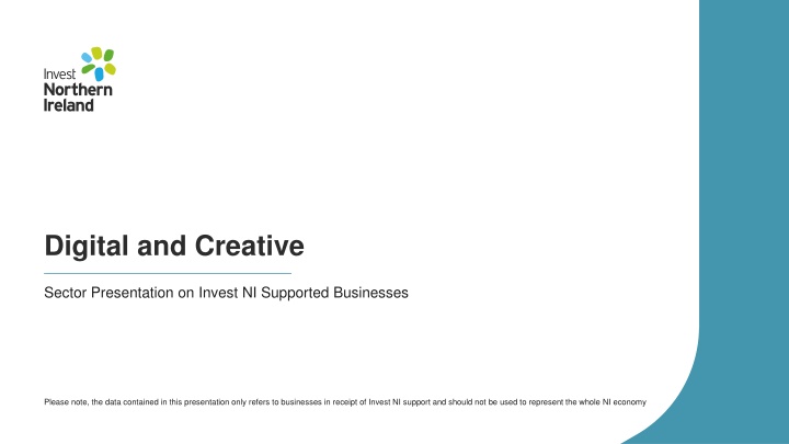 Digital and Creative Sector Presentation on Invest NI Supported Businesses