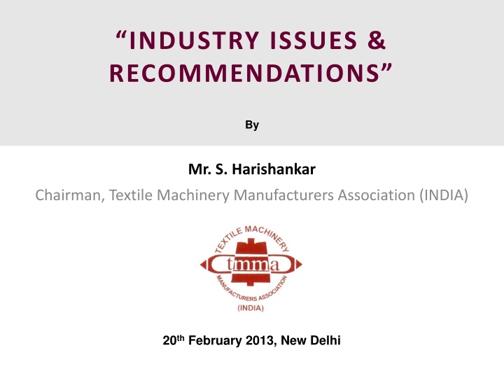 Textile Engineering Industry Overview and Challenges