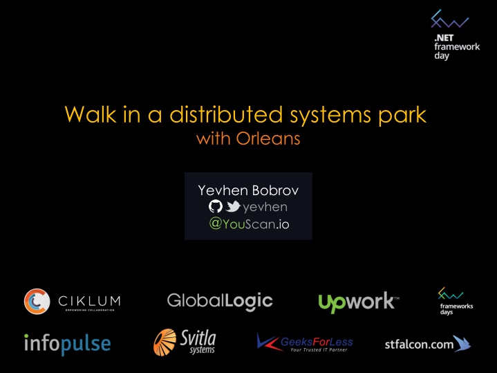 Orleans: A Distributed Systems Runtime