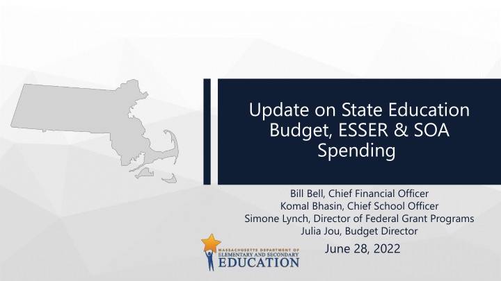 Update on State Education Budget and ESSER Spending Bills