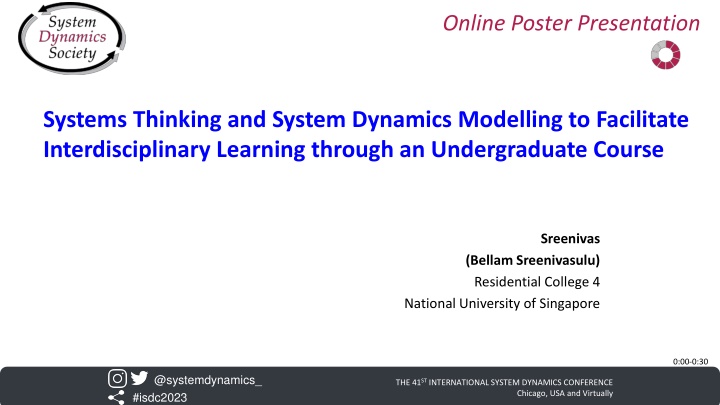 Facilitating Interdisciplinary Learning Through Systems Thinking