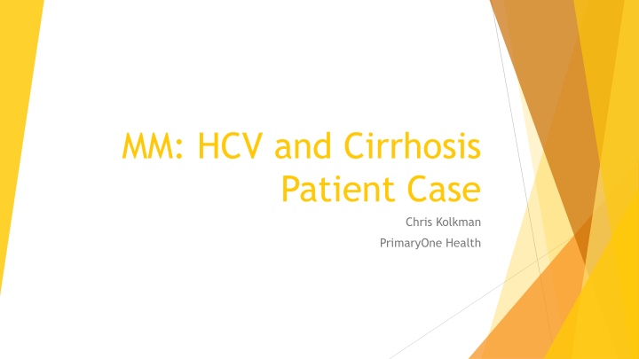 HCV and Cirrhosis Patient Case Study: Hispanic Female with Diabetes