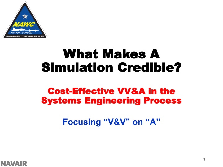 Simulation Credibility in Systems Engineering Process
