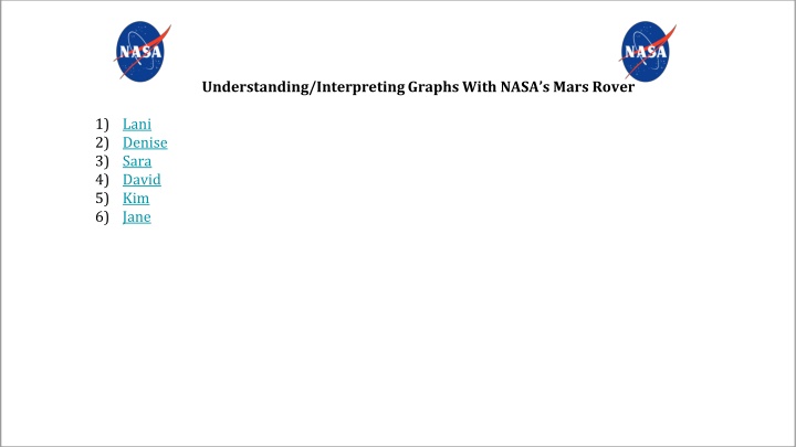 Interpreting Graphs With NASA's Mars Rover