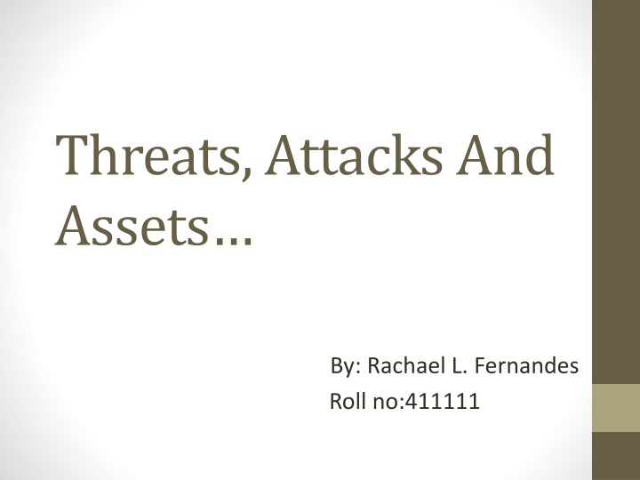 Threats and Attacks in Cybersecurity