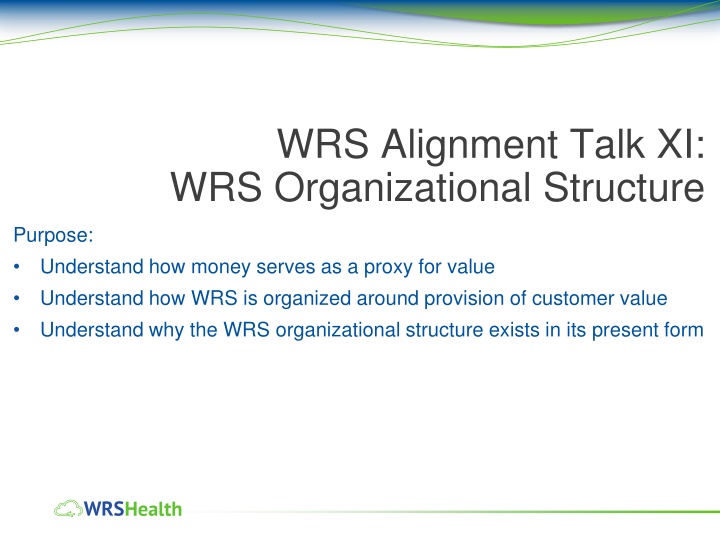 WRS Organizational Structure