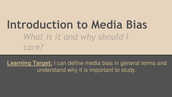 Understanding Media Bias and Its Impact