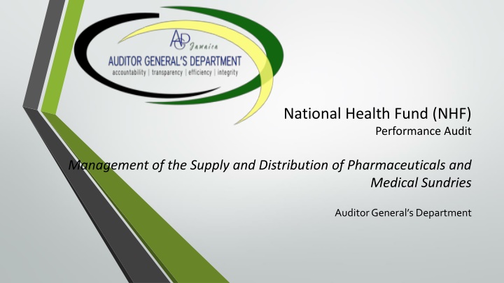 NHF Performance Audit on Supply and Distribution of Pharmaceuticals