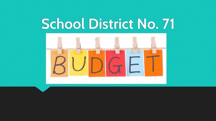School District No. 71 Funding Overview