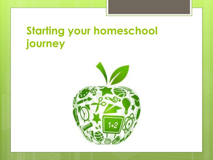 Starting your homeschool  journey