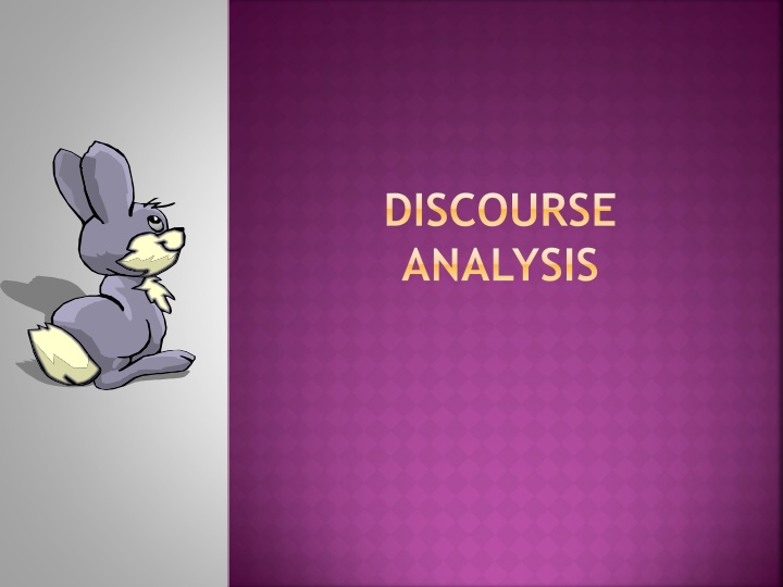 Introduction to Discourse Analysis and Semiotics