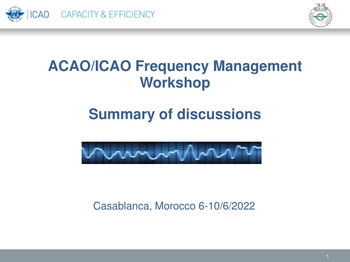 ACAO/ICAO Frequency Management Workshop Summary