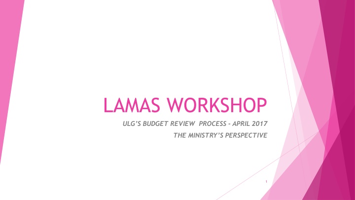 LAMAS WORKSHOP