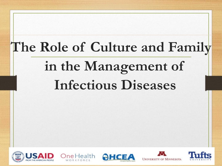Role of Culture and Family in Disease Management