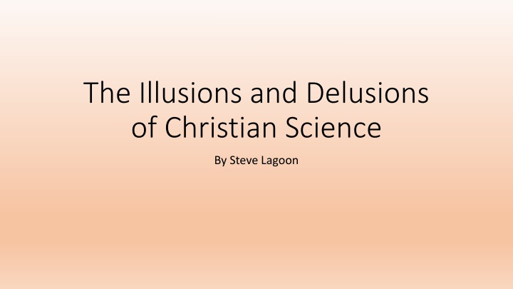 Origins and Development of Christian Science