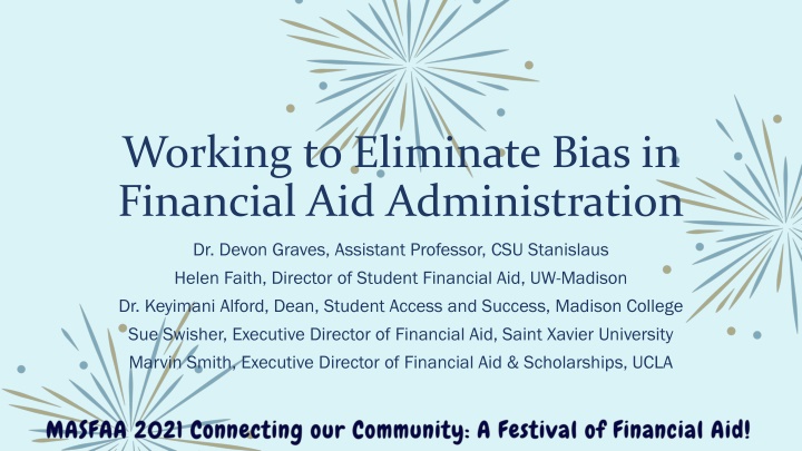 Eliminating Bias in Financial Aid: Research Insights & Student Experiences