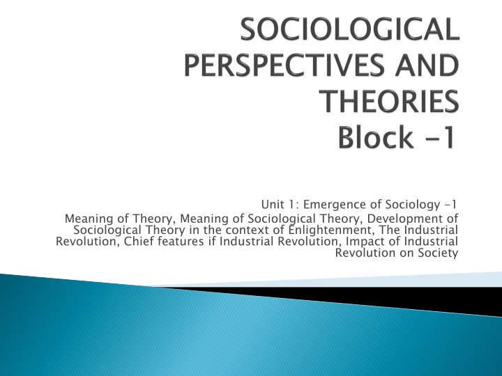 Emergence of Sociology: Development and Impact