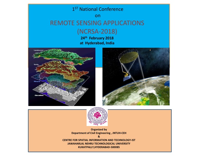 National Conference on Remote Sensing Applications 2018 in Hyderabad