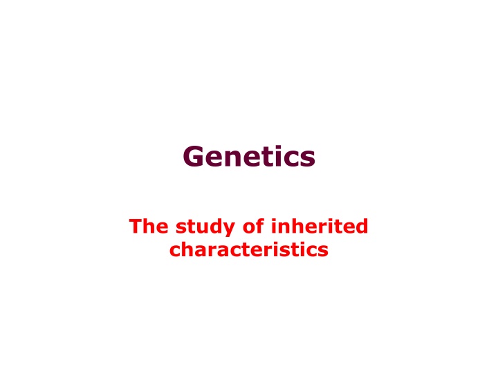 Genetic Inheritance Patterns and Ratios