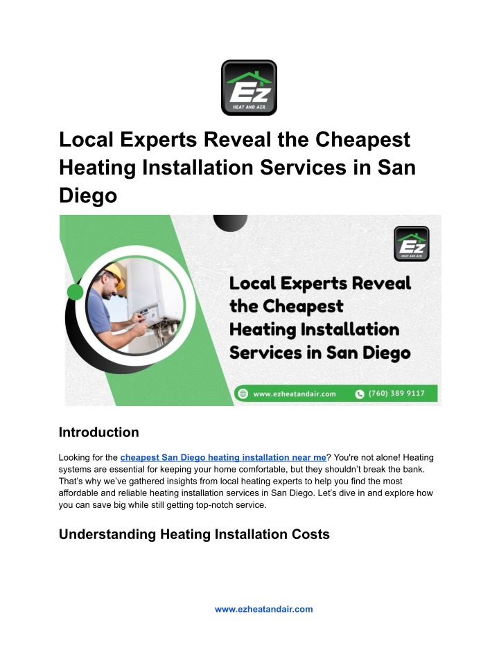local experts reveal the cheapest heating n.w