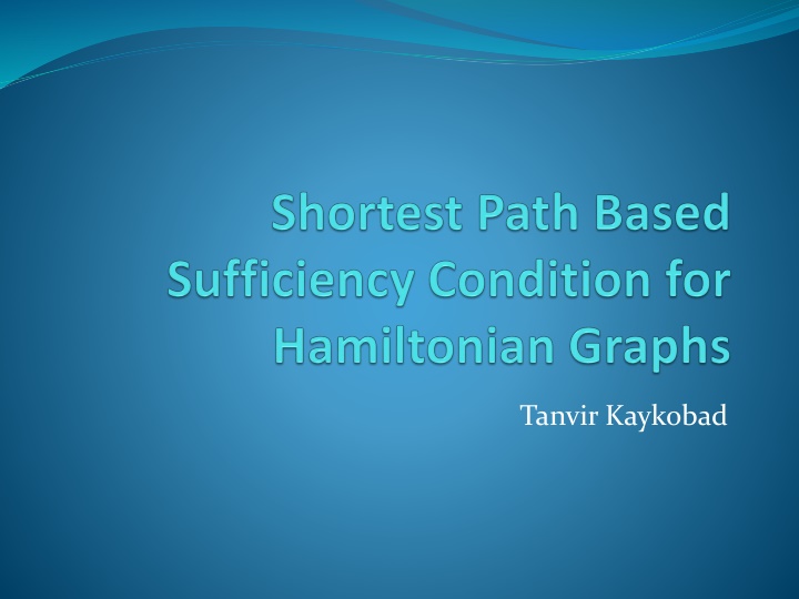 Hamiltonian Graphs and Maximizing Paths