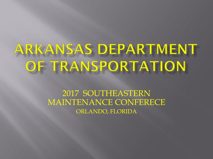 Southeastern Maintenance Conference 2017 Review