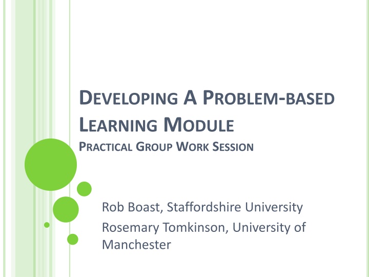 Sustainability-Themed Champion Module for Academic Departments