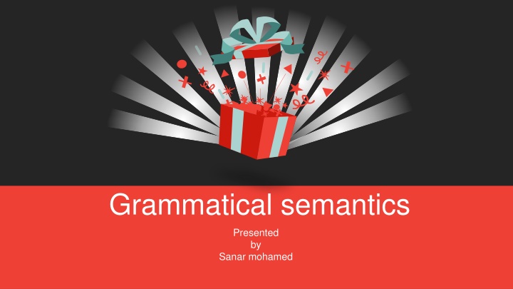 Grammatical semantics