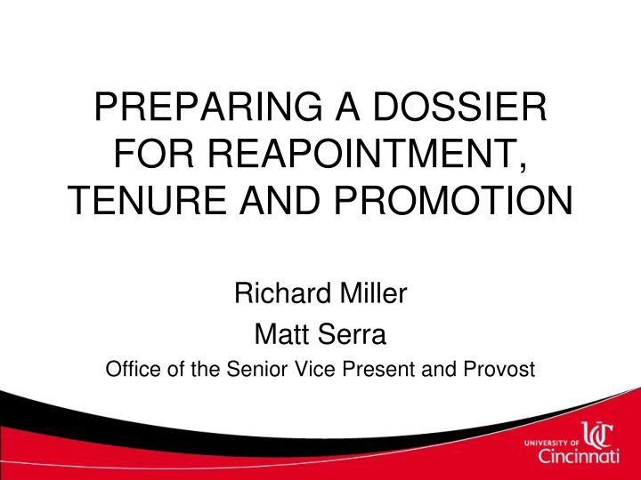Tenure and Promotion Process