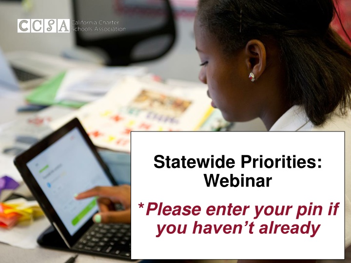 Statewide Priorities: Webinar